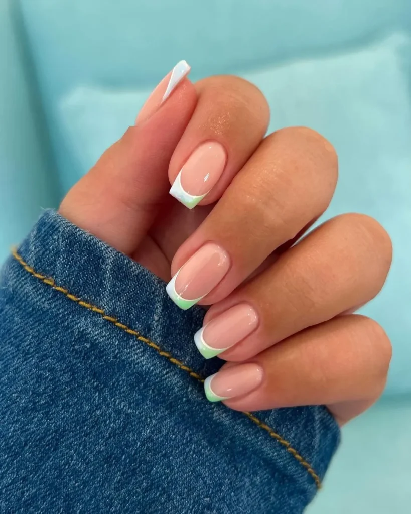 3. Summer French Tip Nails