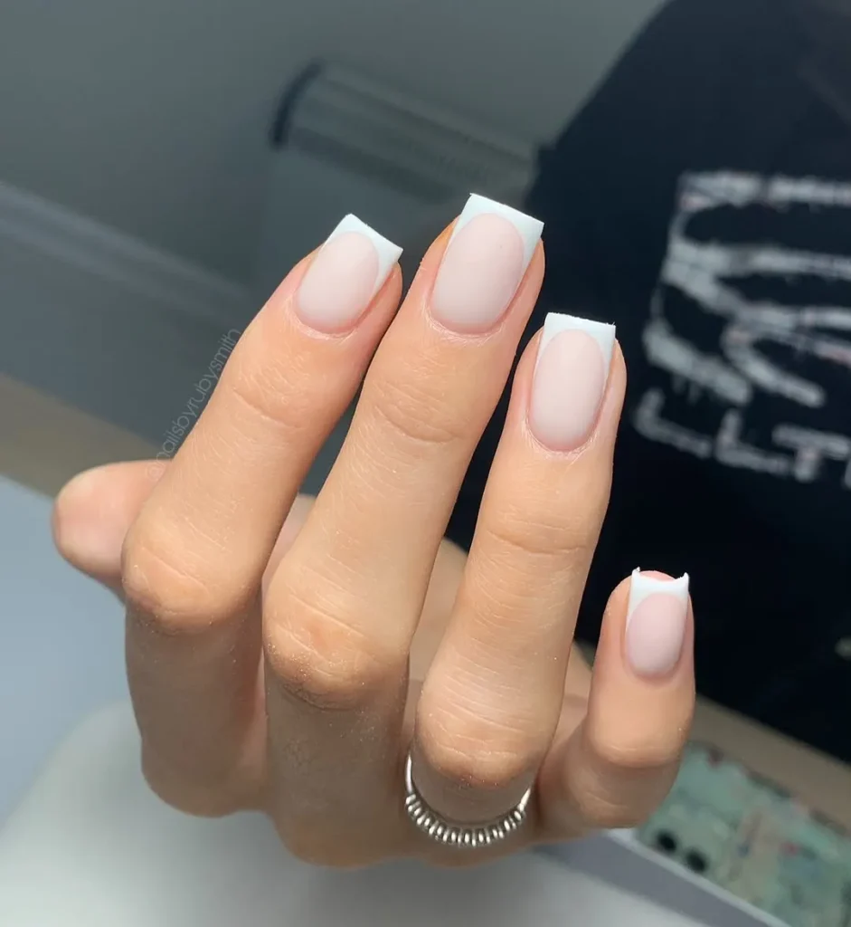 4. French Tip Nails